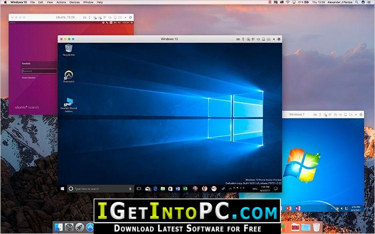 download windows 10 free for mac using parallels